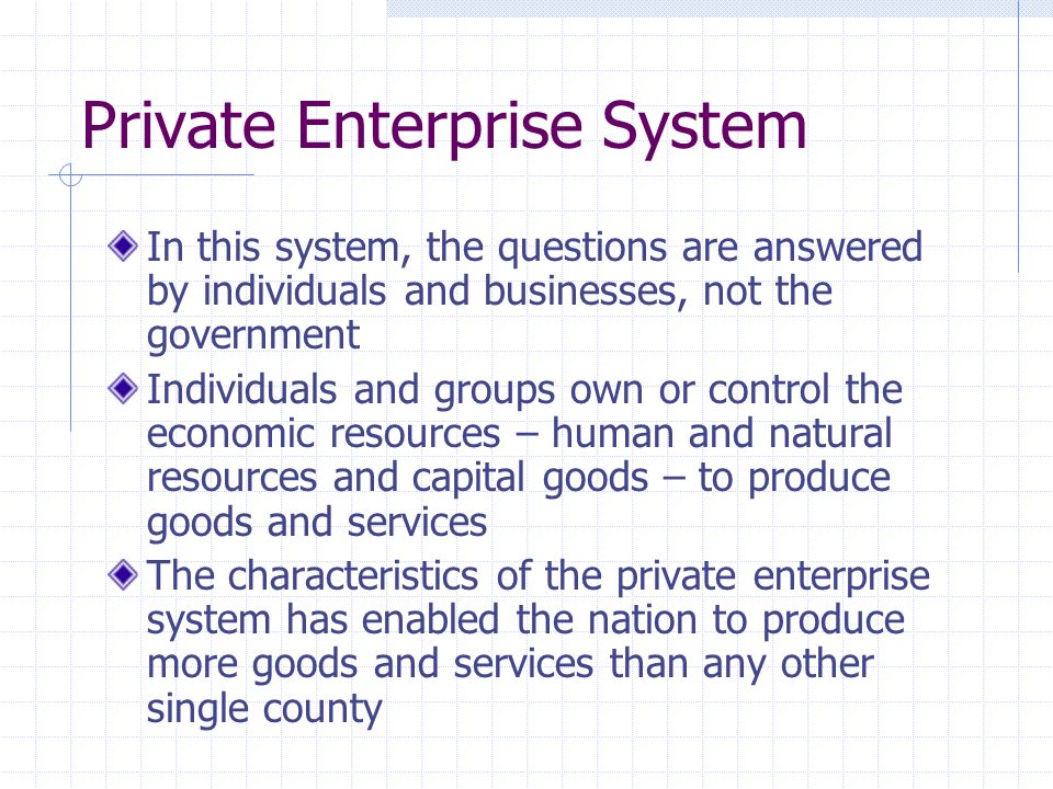 Private Enterprise System: The Essential Role of Marketing
