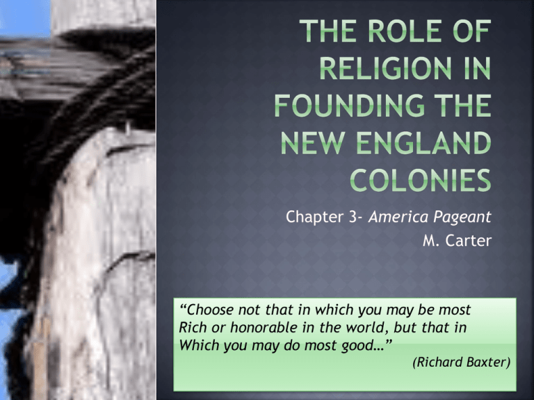 Religion and Education in New England: The Puritan Foundation of American Schooling